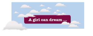 A girl can dream